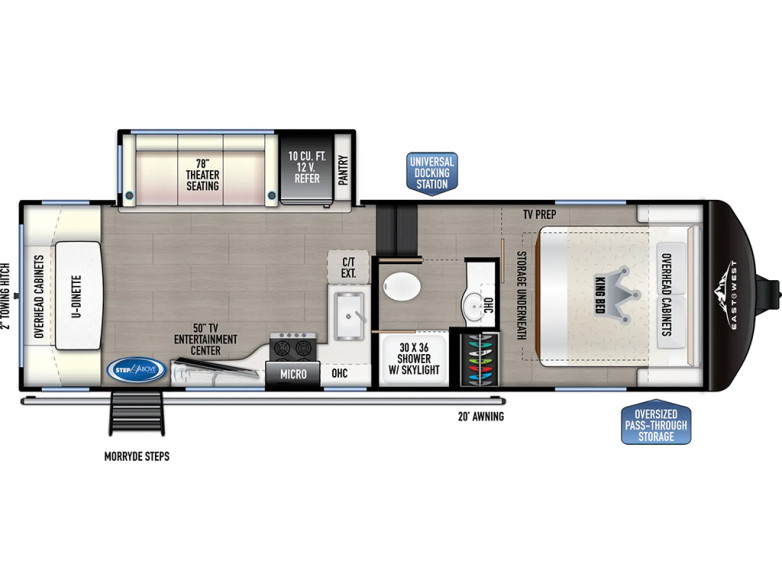 2024 EAST TO WEST RV TANDARA 26RD